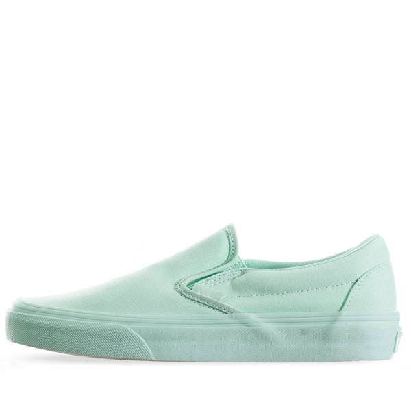 Mint green slip on vans online
