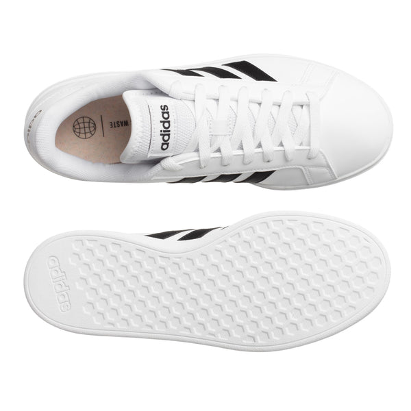 Tenis Adidas Grand Court Base 2.0 GW9250 Blanco Hombre