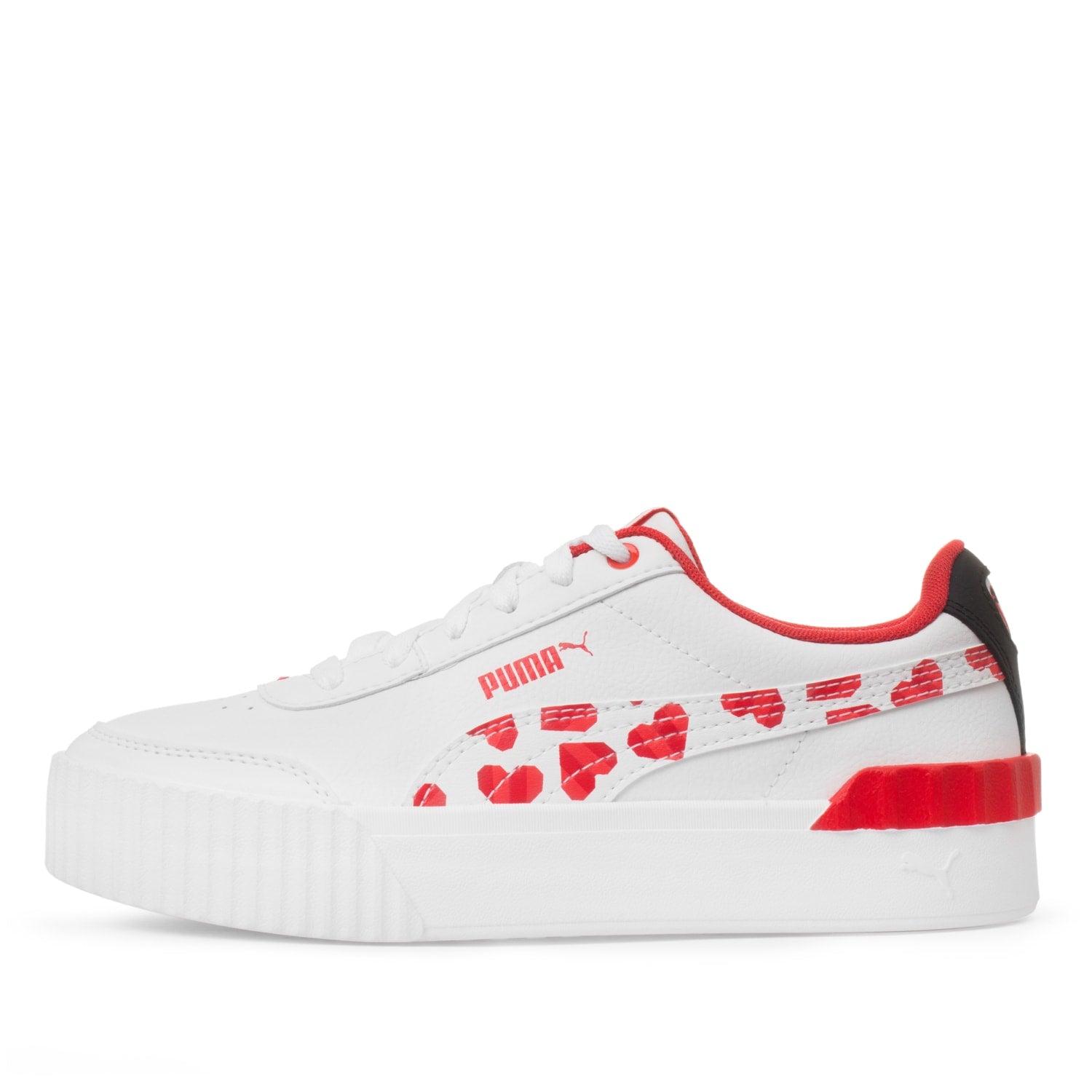 Tenis Puma Carina Lift Valentine s Heart 38169701 Blanco Mujer Shoelander Footwear Retail