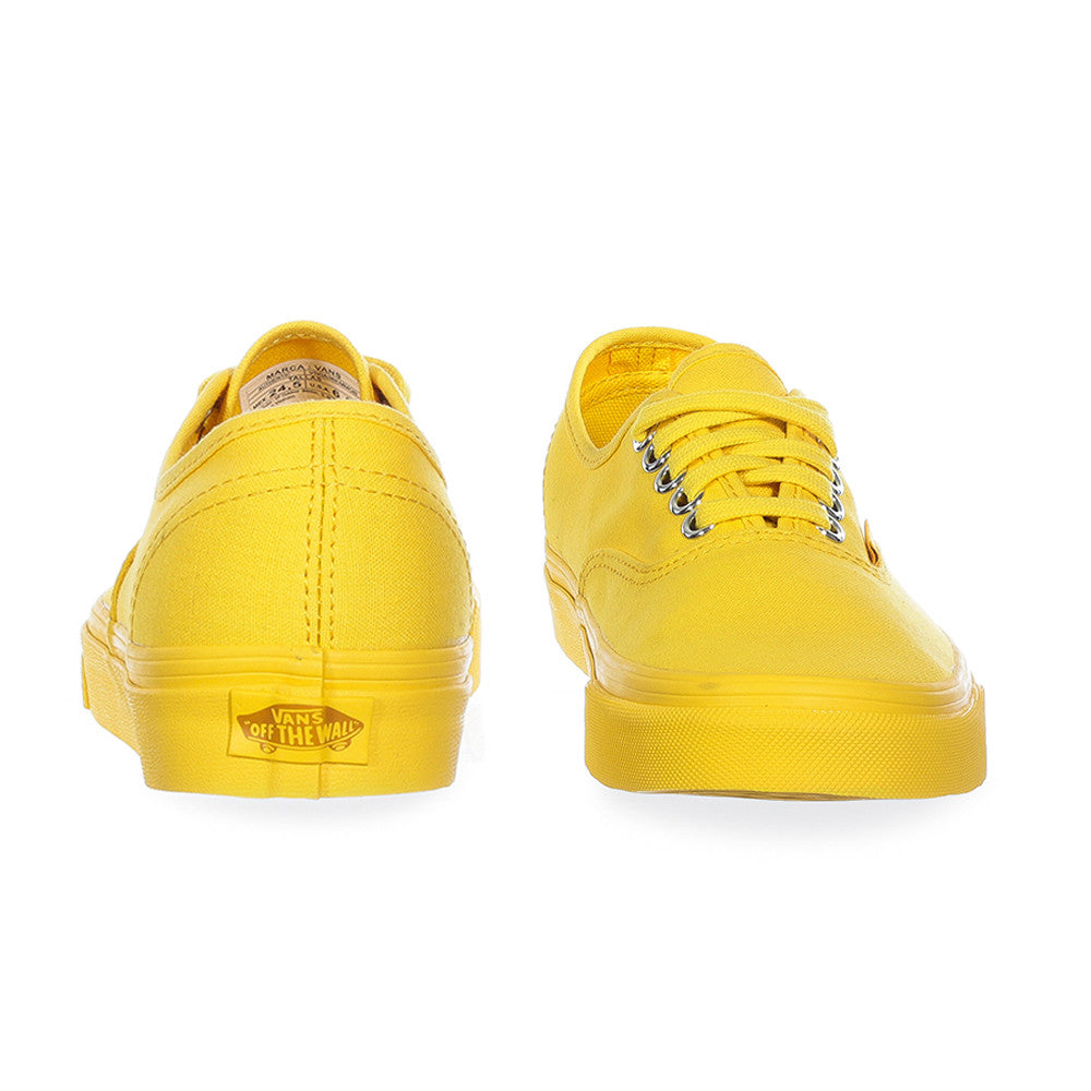 Tenis Vans Authentic 38EMMQB Amarillo Mujer