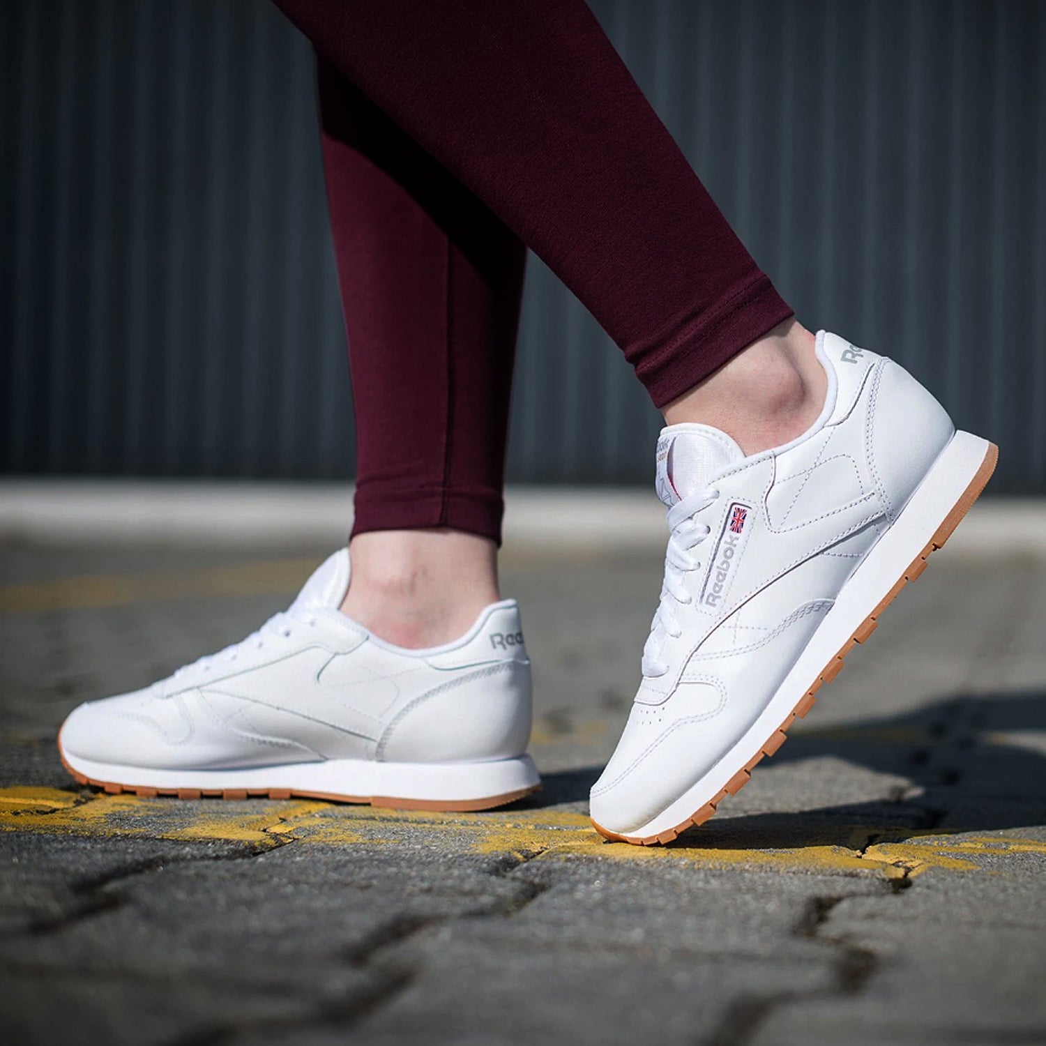 Tenis Reebok CL LTHR 49803 Blanco Mujer Shoelander Footwear Retail