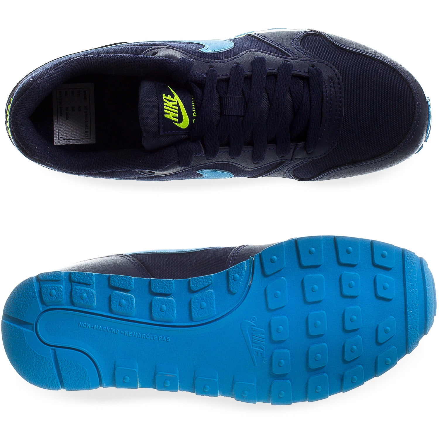 Tenis Nike MD Runner GS 807316415 Azul Marino Joven