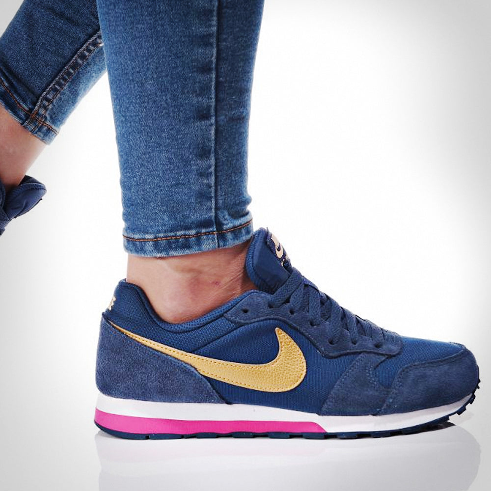 Tenis Nike MD Runner 807319406 Azul Marino Mujer