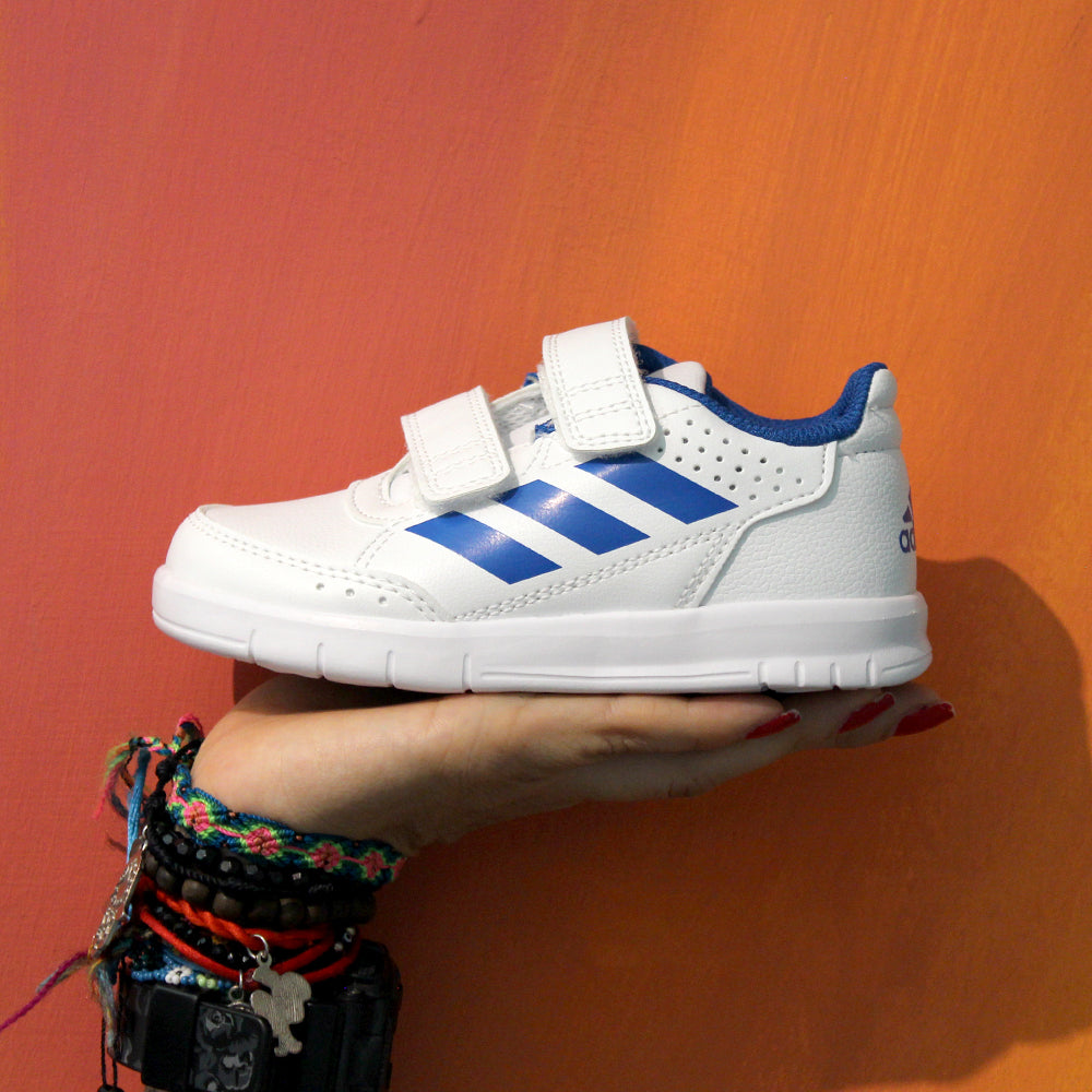 Tenis Adidas AltaSport CF I BA9516 Blanco Bebes Shoelander