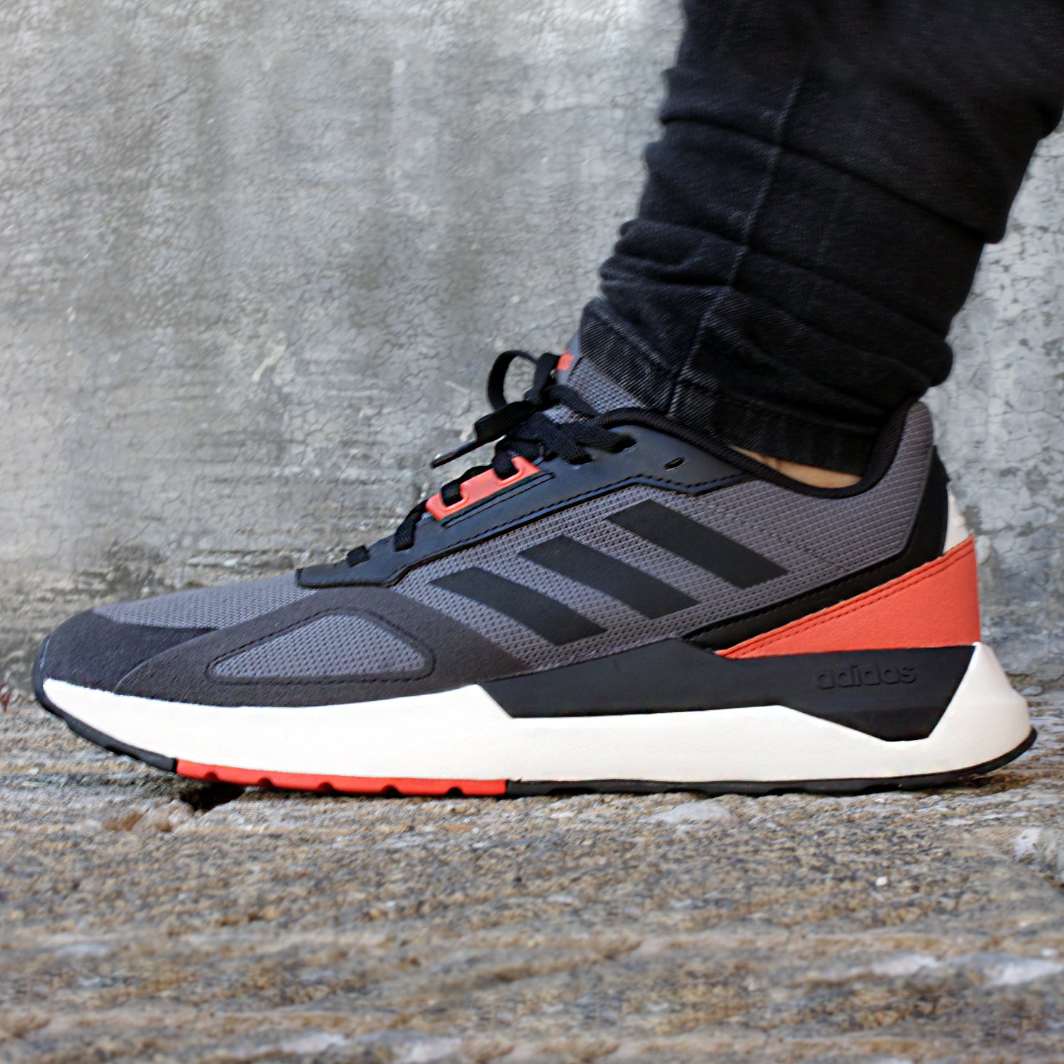 Tenis Adidas Run80 s BB7828 Gris Obscuro Hombre Shoelander Footwear Retail