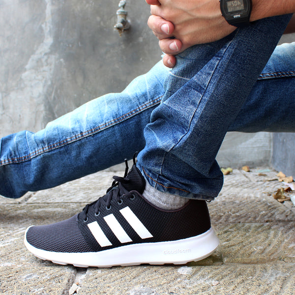 Tenis Adidas CF Swift Racer BB9939 Negro Hombre Shoelander