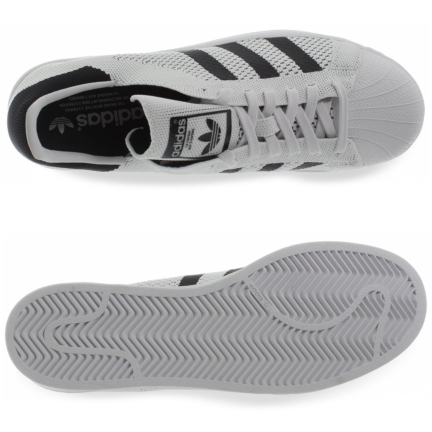 Tenis Adidas Superstar PrimeKnit BY8704 Blanco Hombre Shoelander Footwear Retail