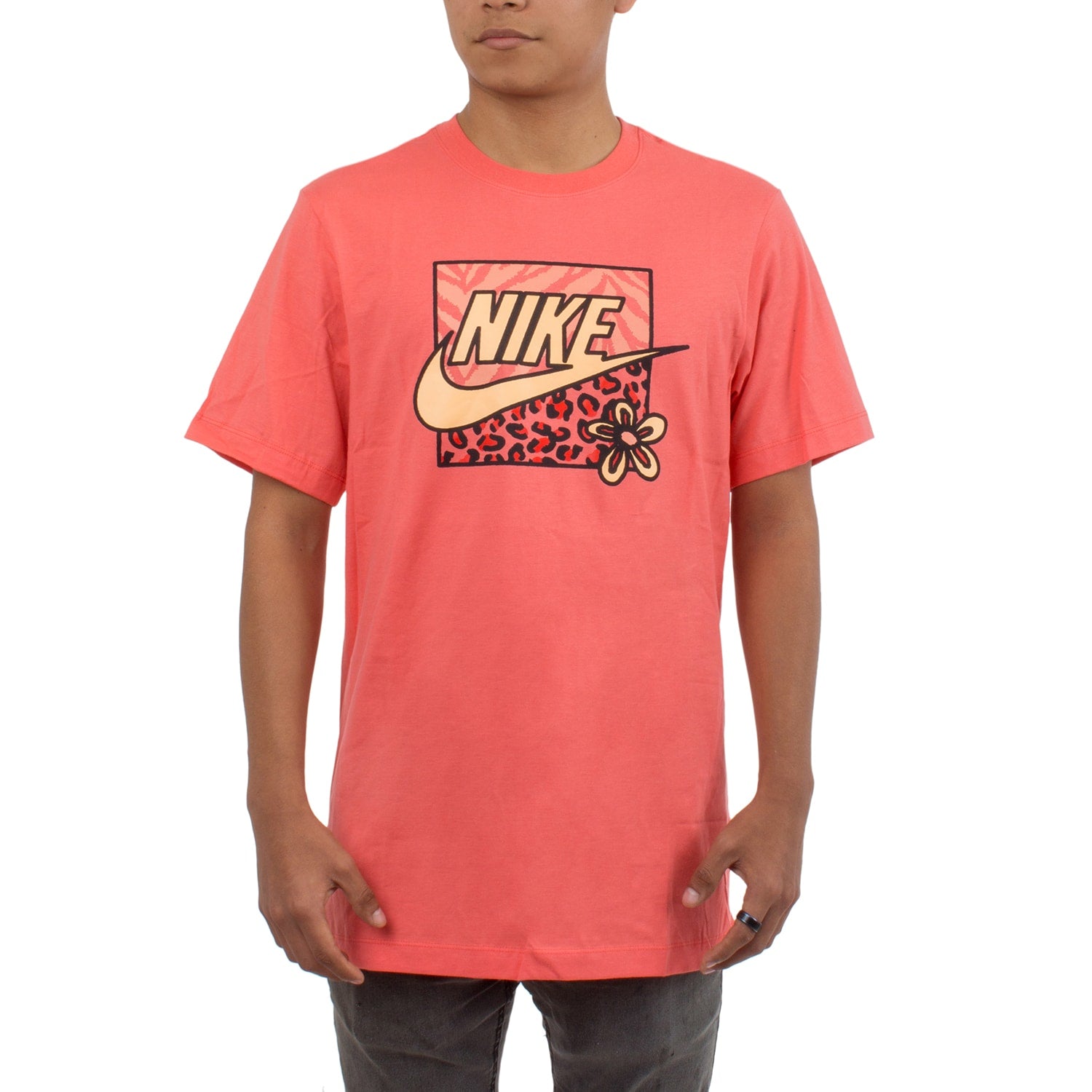 Playera Nike High Summer DJ1401814 Coral Hombre Shoelander