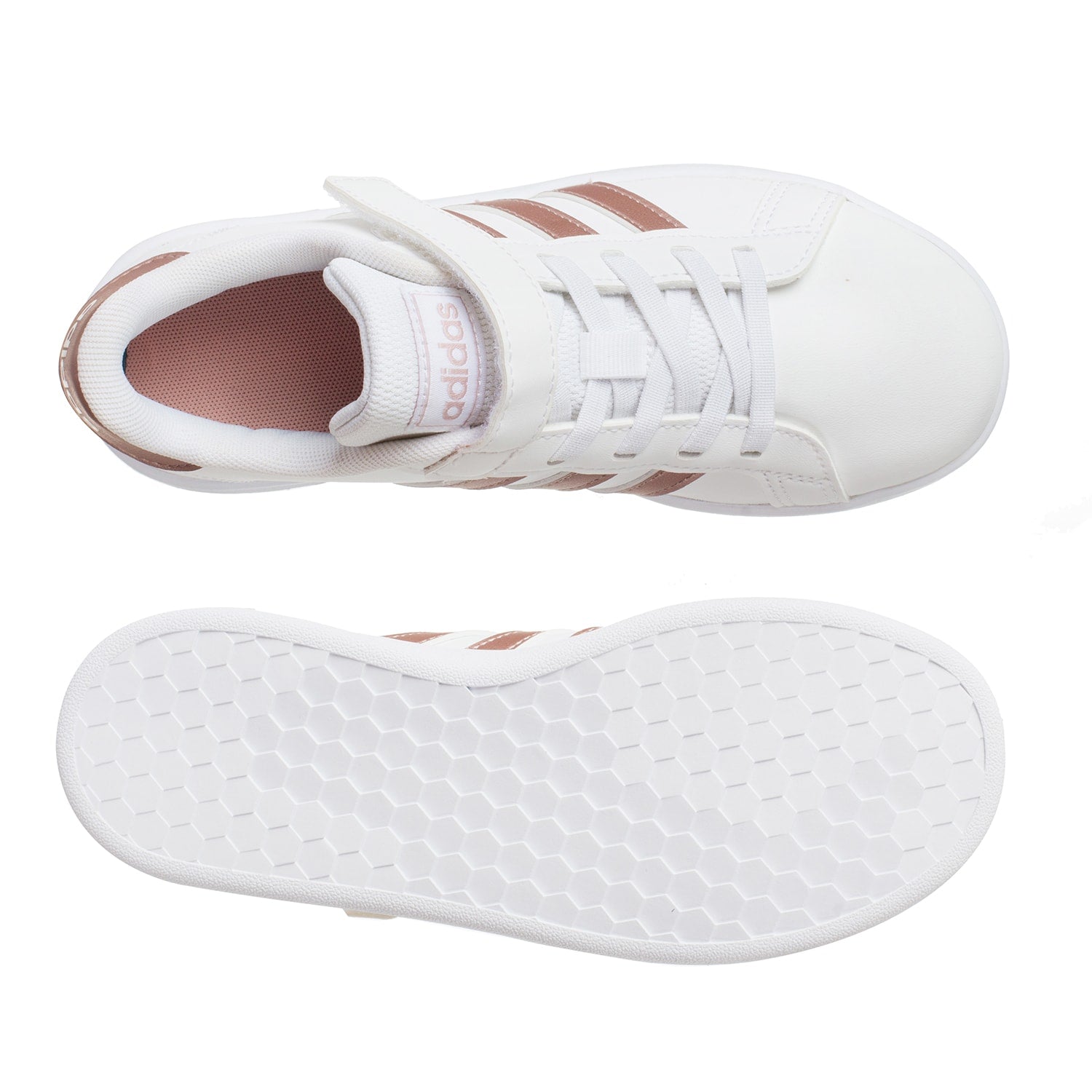 Tenis Adidas Grand Court - EF0107 Blanco - Niñas | Shoelander.com Retail