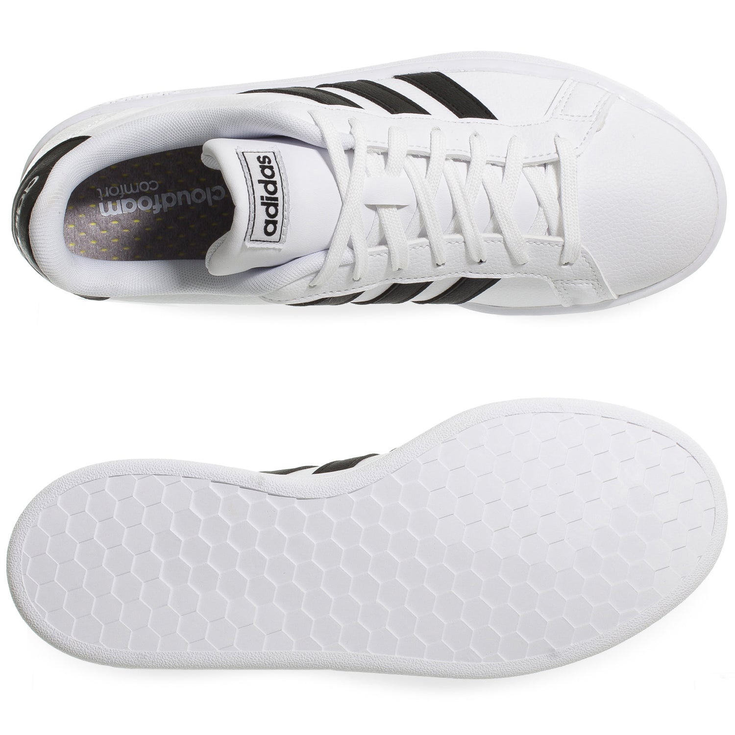 Tenis Adidas Grand Court W F36483 Blanco Mujer Shoelander