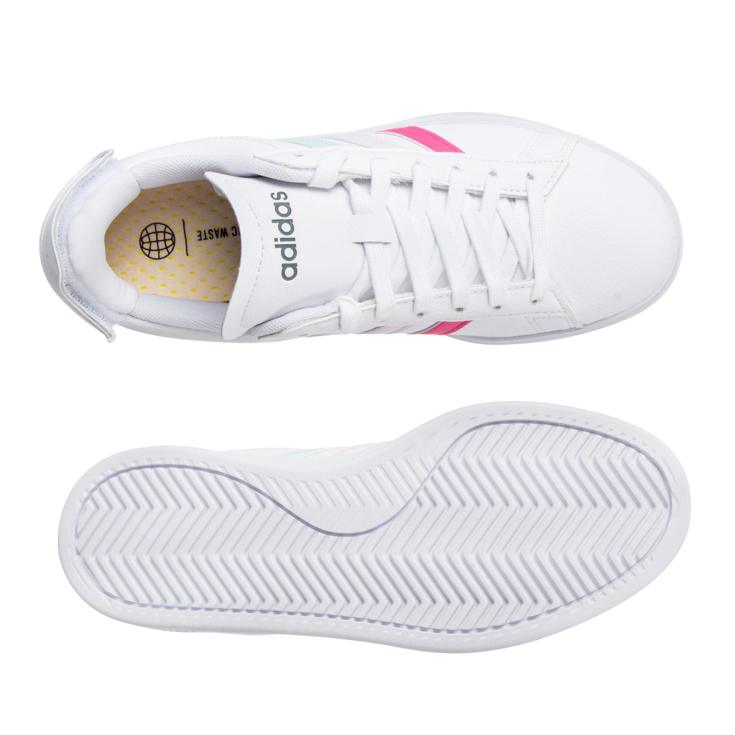 Tenis Adidas Grand Court 2.0 GW7163 - Blanco - Mujer | - Retail