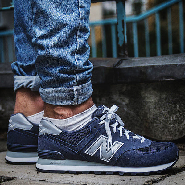 New balance azul marino 574 online